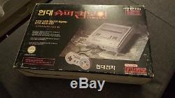 Nintendo Hyundai Super Comboy (snes Coréen / Super Nintendo) Imprimé Usine Rare