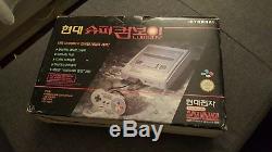 Nintendo Hyundai Super Comboy (snes Coréen / Super Nintendo) Imprimé Usine Rare