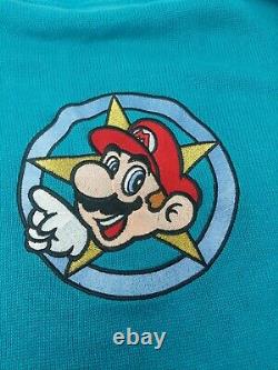 Nintendo Mario World Snes Employee Promo Chemise Promotionnelle Taille XL Vtg