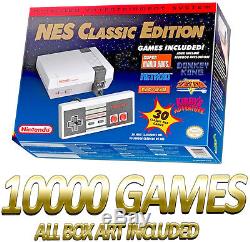 Nintendo Nes Classic Mini 10000+ Jeux, Nds, Dreamcast, N64, Super Snes Classic