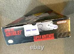 Nintendo Snes Super Set Console Original Box & Styrofoam Insert Rare Wal Mart