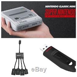 Nintendo Super Nes Classic Mini 3000+ Jeux (snes, Nes, Sega, Mame, Ps1)