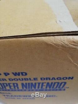 Nouveau Boxé X6 Super Double Dragon Super Nintendo Snes Scellé Esp Espagne Non Ouvert