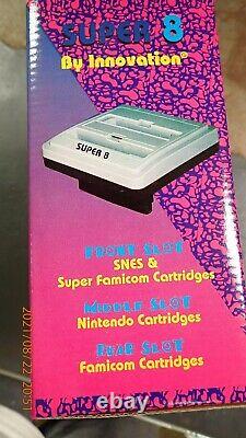 Nouveau Snes Super Nintendo Nes Super 8 Tri Star Système Famicom Game Player