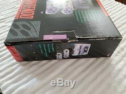 Nouveau Super Nintendo Entertainment System Snes Console Black Box 1ere Sortie