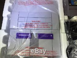 Nouveauté Super Nintendo Snes Launch Edition Gris Console De Jeu Mario World