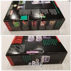 Nouvelle Marque Originale Super Nintendo Entertainment System Snes 1ère Print-black Box