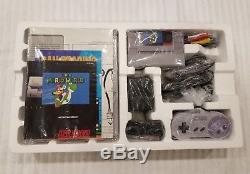 Nouvelle Marque Originale Super Nintendo Entertainment System Snes 1ère Print-black Box