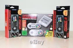 Nouvelle Mini Console Super Nintendo Snes, 2 Contrôleurs Sans Fil 200 + Jeux Installés