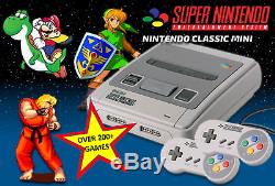 Nouvelle Modèle Super Nintendo Snes Mini Classic Avec Plus De 200 Jeux