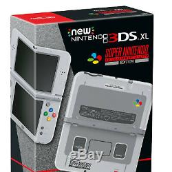 Nouvelle Nintendo 3ds XL Snes Super Nintendo Limited Edition Console Nouvelle, Boxed