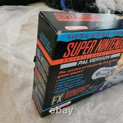 Nr Mint Super Nintendo, Snes, Console Boxed. Bundle Starwing