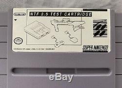 Ntf 2.5 Cartouche D'essai Pour Super Nes Et Accessoires Super Nintendo Snes Tres Rare