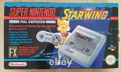 Original Super Nintendo Snes Starwing Edition Box Uniquement Ukfreepost