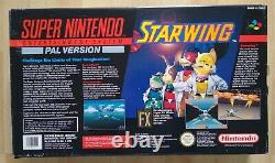 Original Super Nintendo Snes Starwing Edition Box Uniquement Ukfreepost