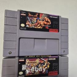 Pack Breath of Fire I & II pour Super Nintendo SNES Authentique Testé