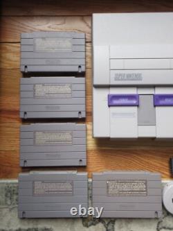 Pack Console Super Nintendo SNES DKC 123, Mario Kart, 100% OEM excellent état