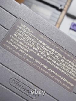 Pack Console Super Nintendo SNES DKC 123, Mario Kart, 100% OEM excellent état