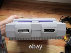 Pack Console Super Nintendo SNES DKC 123, Mario Kart, 100% OEM excellent état