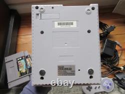 Pack Console Super Nintendo SNES DKC 123, Mario Kart, 100% OEM excellent état
