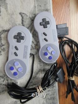 Pack Console Super Nintendo SNES DKC 123, Mario Kart, 100% OEM excellent état