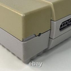Pack Console Super Nintendo SNES avec 2 Jeux Testés Fonctionne Nouveaux Câbles