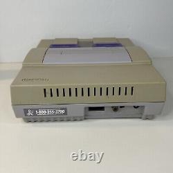 Pack Console Super Nintendo SNES avec 2 Jeux Testés Fonctionne Nouveaux Câbles
