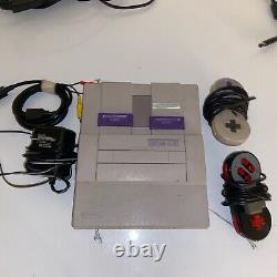 Pack Super Nintendo Entertainment System SNES 3 jeux et 2 manettes TESTÉS