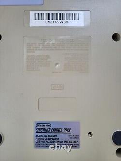 Pack Super Nintendo SNES Câbles 2 Manettes OEM Super Mario World + All Stars