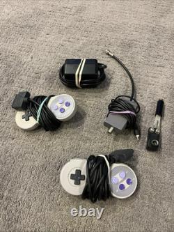 Pack de console Super Nintendo SNES avec 5 jeux et manette de connexion