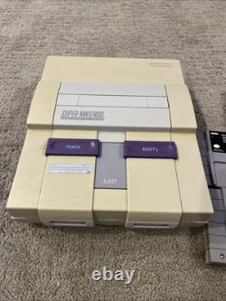 Pack de console Super Nintendo SNES avec 5 jeux et manette de connexion