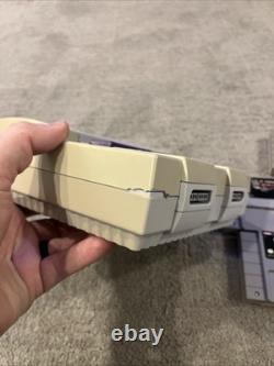 Pack de console Super Nintendo SNES avec 5 jeux et manette de connexion