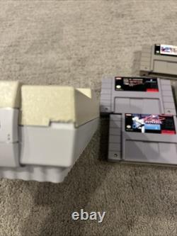 Pack de console Super Nintendo SNES avec 5 jeux et manette de connexion