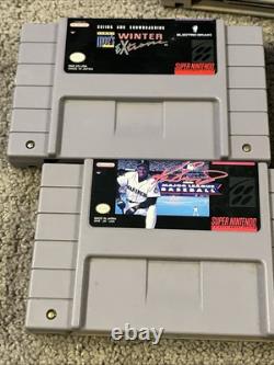 Pack de console Super Nintendo SNES avec 5 jeux et manette de connexion