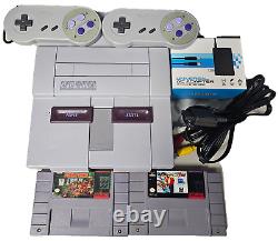Pack de la console Super Nintendo Entertainment System SNES TESTÉE avec jeux