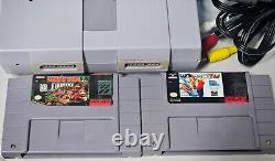 Pack de la console Super Nintendo Entertainment System SNES TESTÉE avec jeux