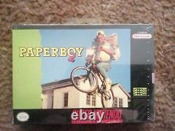 Paperboy 2 (snes) Super Nintendo Brand New Factory Scelled 1991 Paper Boy Rare