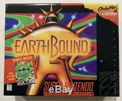 Par La Terre Super Nintendo Snes Cib Terminé En Boîte Ex-near Mint Scratch N Sniff