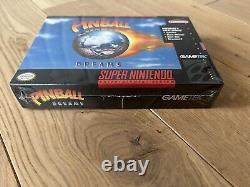 Pinball Dreams Super Nintendo Entertainment System (SNES) Neuf sous scellé