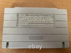 Pistolets Sauvages Cartouche Originale SUPER NINTENDO SNES et PARTIE de la Boîte Originale