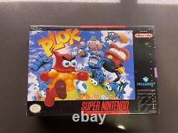 Plok (super Nintendo Entertainment System, 1993) Snes Seled Mint Pas De Réserve