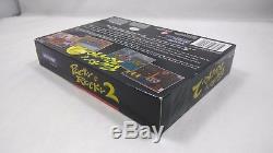 Pocky & Et Rocky 2 Super Rare Box Seulement Authentique! (nintendo Super) Snes