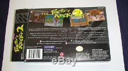Pocky & Rocky 2 Super Nintendo Snes Cib Complète Rare Et II Authentique! Ntsc Us