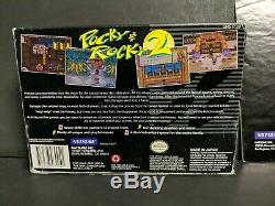 Pocky & Rocky 2 (super Nintendo Entertainment System, 1995) Snes Complet Boxed