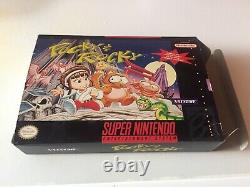 Pocky Rocky Snes Box Only Super Nintendo No Game Very Rare