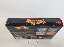 Power Piggs Of The Dark Age (Super Nintendo SNES) RARE, Authentique, CIB