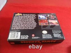 Power Rangers Mighty Morphin (Super Nintendo SNES) COMPLET avec boîte manuel #K1