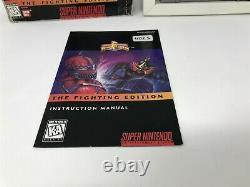 Power Rangers The Fighting Edition Super Nintendo Snes Complet Dans La Boîte Rare