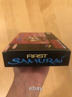 Premier Samurai Snes Super Nintendo Neu Nouveau Unbenutzt Jamais Ouvert Cib Sammlung