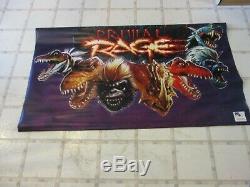Primal Rage Sega Genesis Super Nintendo Snes Pc Promotionnel Magasin Afficher Bannière